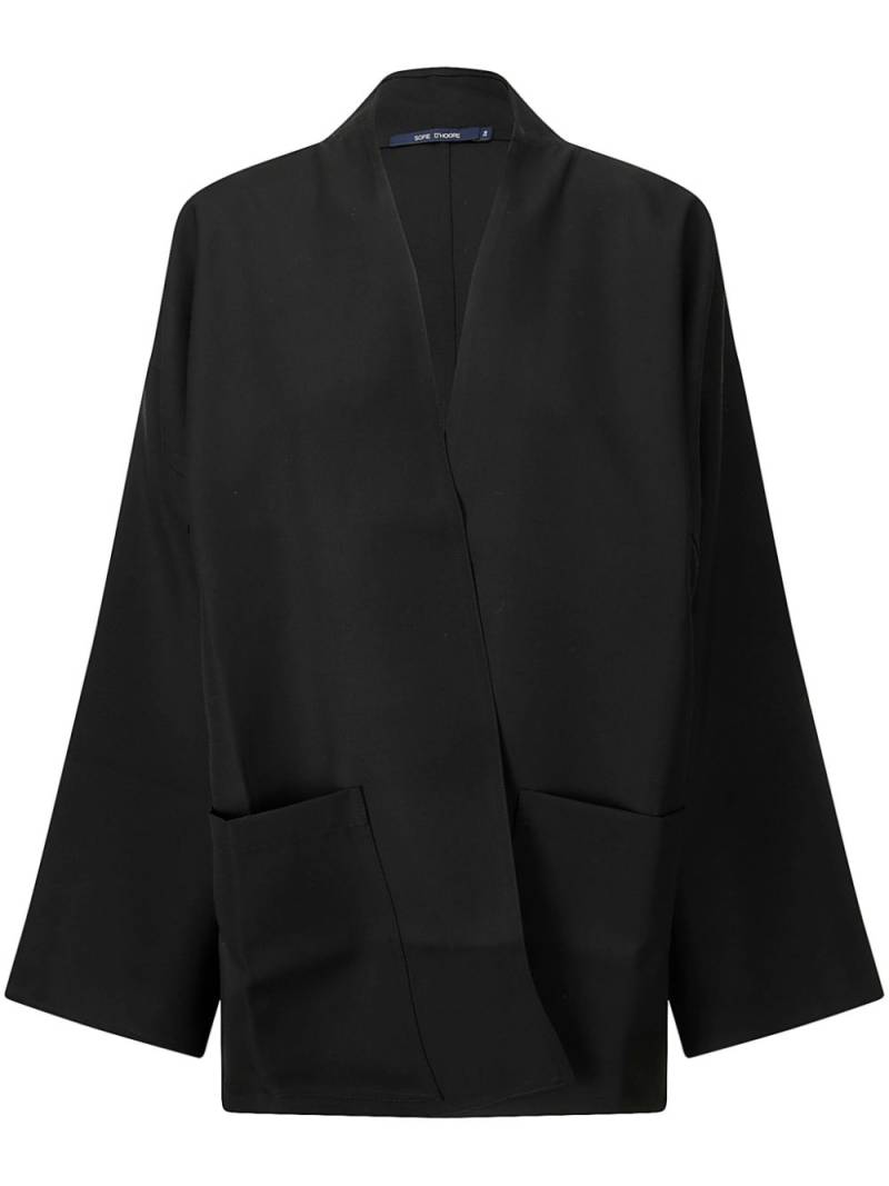 Sofie D'hoore concealed-fastening blazer - Black von Sofie D'hoore