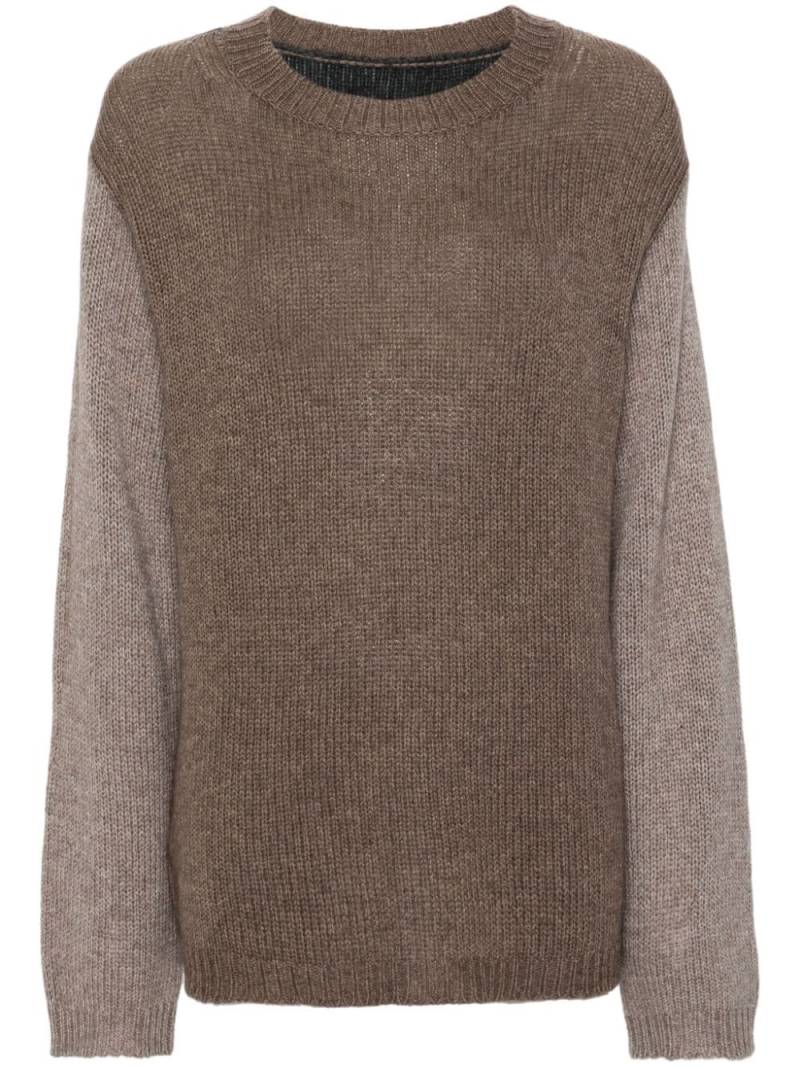 Sofie D'hoore contrast-panel sweater - Neutrals von Sofie D'hoore