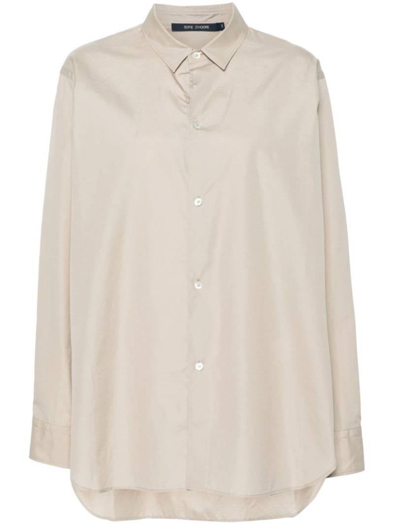 Sofie D'hoore cotton shirt - Neutrals von Sofie D'hoore