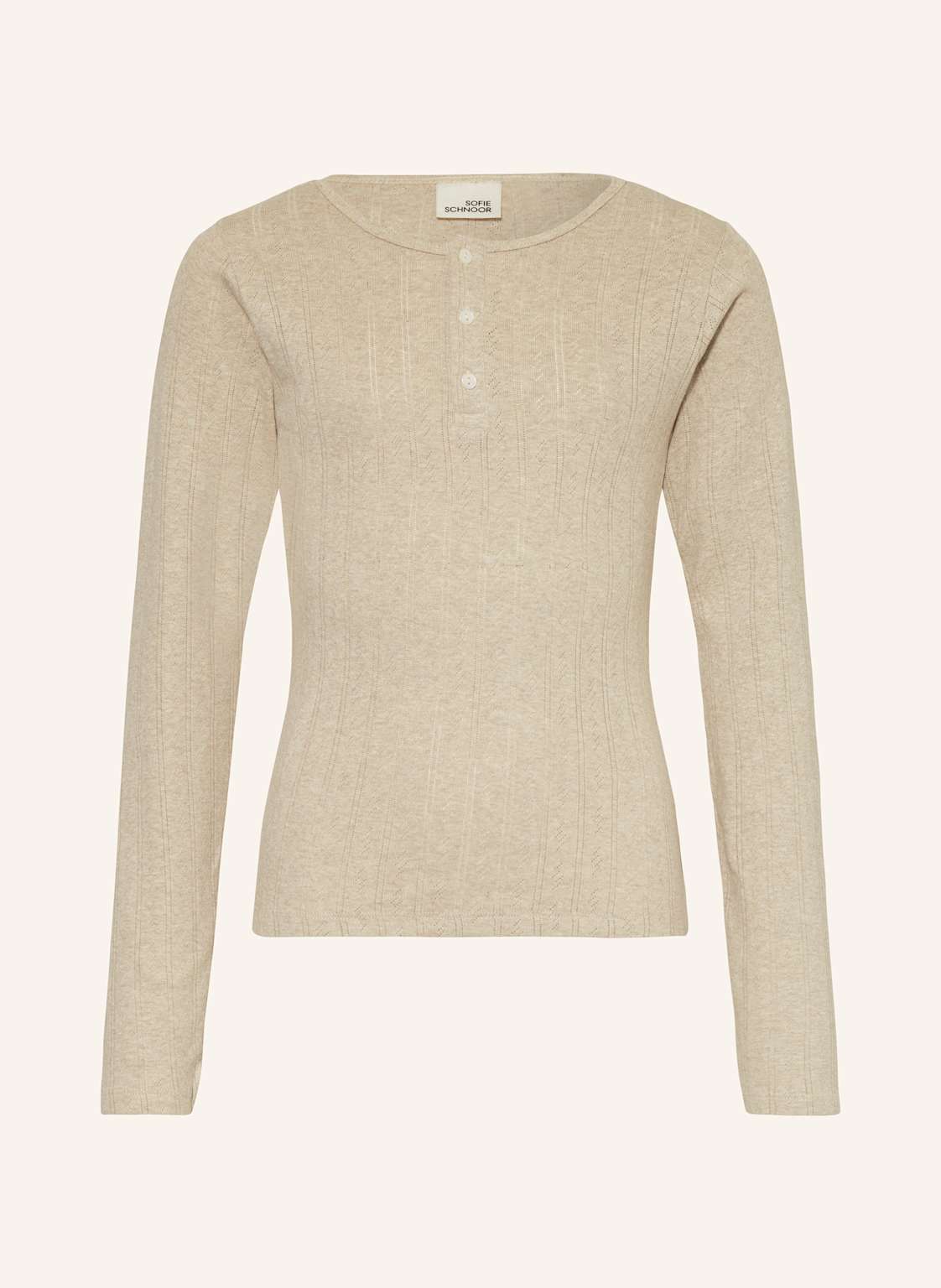 Sofie Schnoor Henley-Shirt beige von Sofie Schnoor