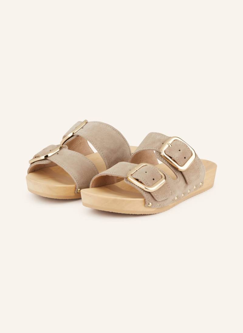 Softclox Pantoletten Lena beige von Softclox