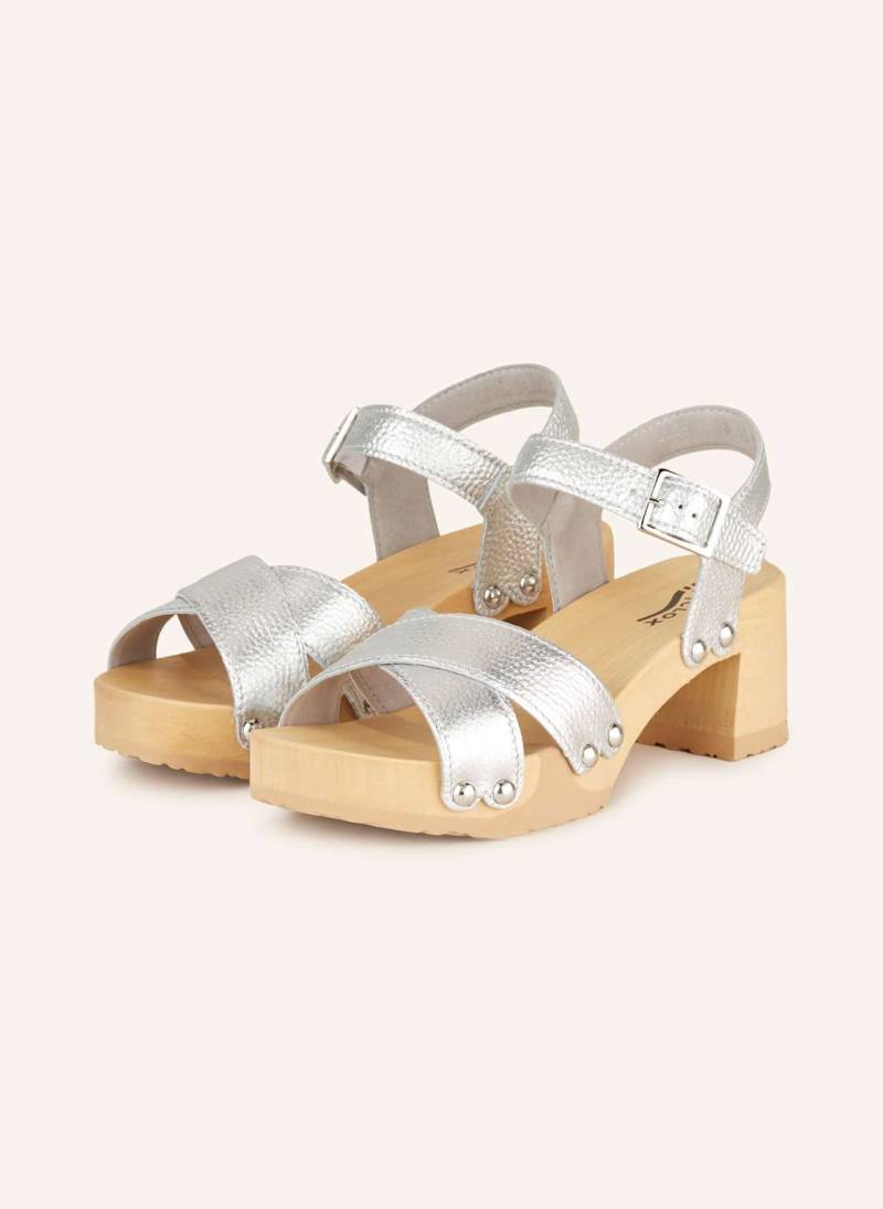 Softclox Sandaletten Hanne Mit Nieten silber von Softclox