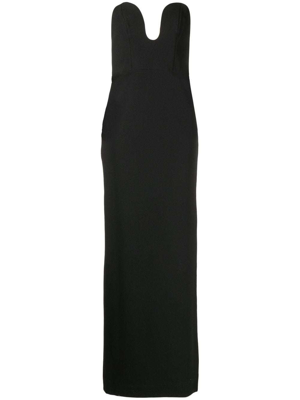 Solace London Audrey strapless maxi dress - Black von Solace London