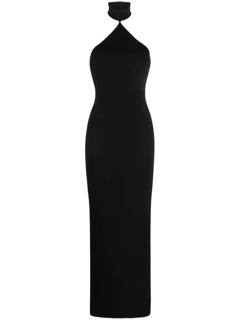 Solace London Blanca halterneck maxi dress - Black von Solace London