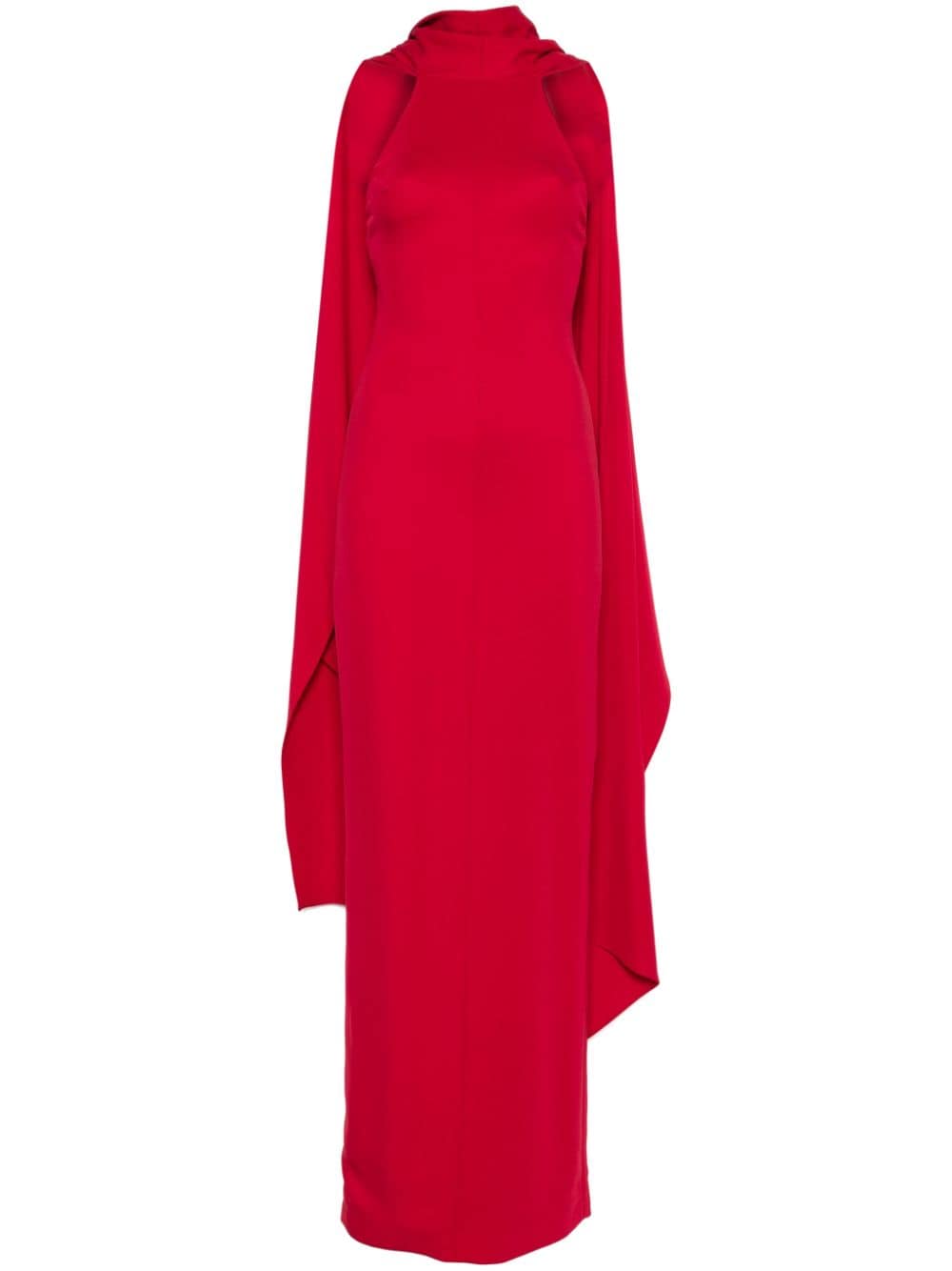 Solace London Emerson gown - Red von Solace London