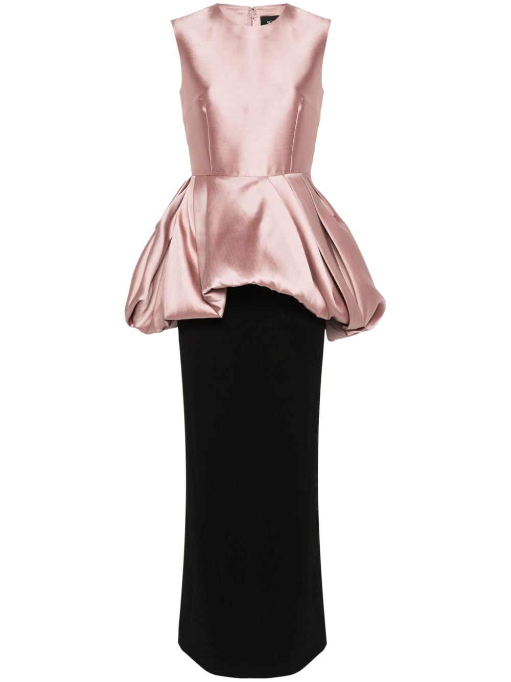 Solace London Emi peplum-detail dress - Pink von Solace London