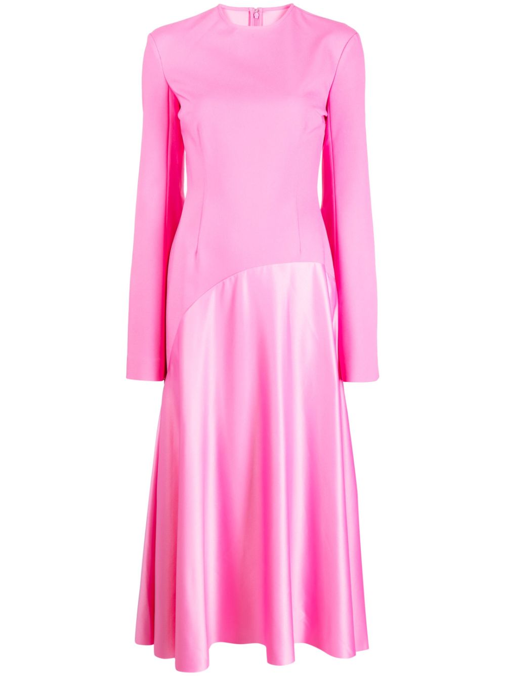 Solace London Gaia flared midi dress - Pink von Solace London