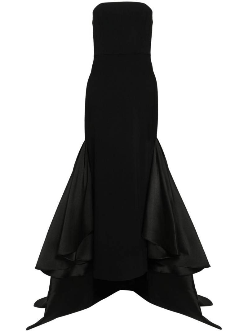 Solace London Jodi crepe maxi dress - Black von Solace London