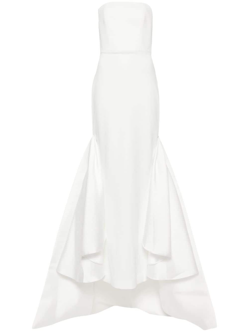 Solace London Jodi crepe maxi dress - White von Solace London