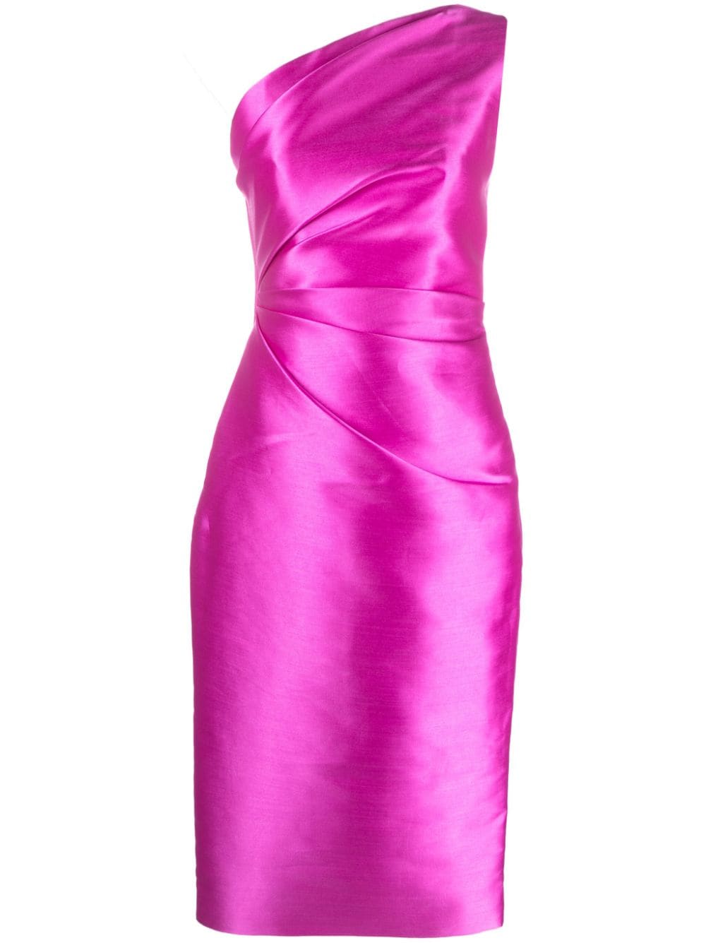 Solace London Orla satin one-shoulder midi dress - Pink von Solace London