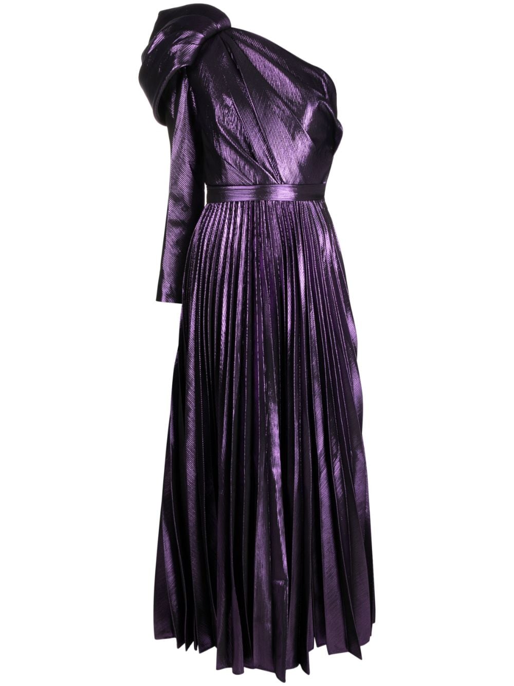 Solace London Sawyer one-shoulder maxi dress - Purple von Solace London