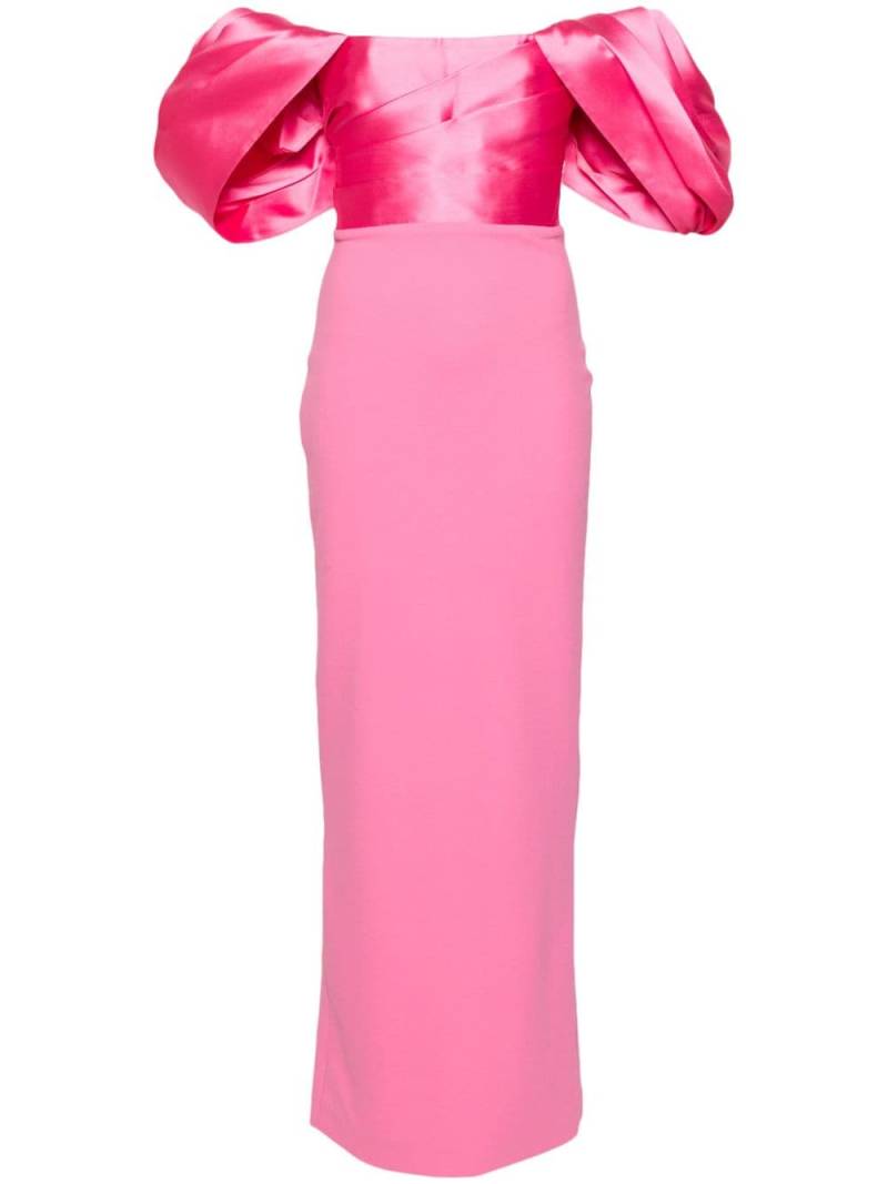 Solace London Sian off-shoulder gown - Pink von Solace London