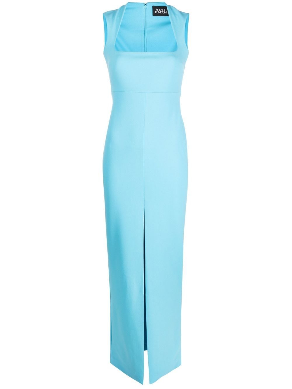 Solace London Sofia square-neck maxi dress - Blue von Solace London