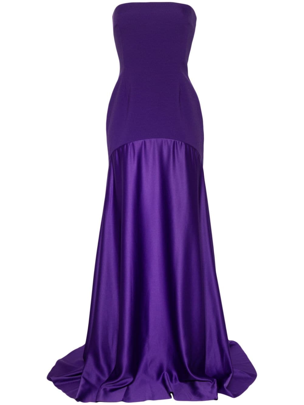 Solace London The Alessandra strapless gown - Purple von Solace London