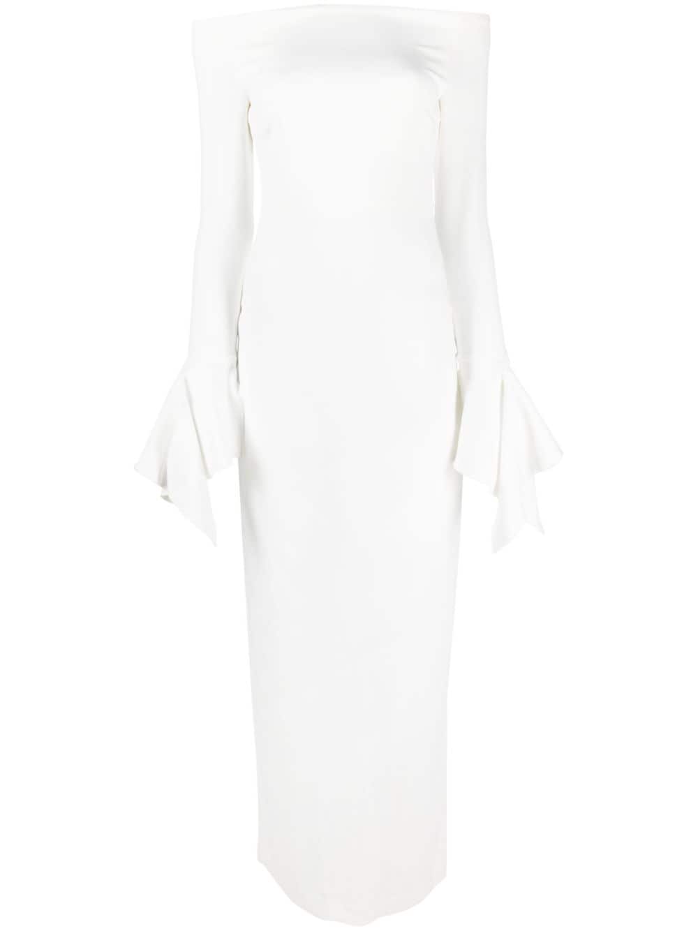 Solace London The Amalie off-shoulder dress - White von Solace London