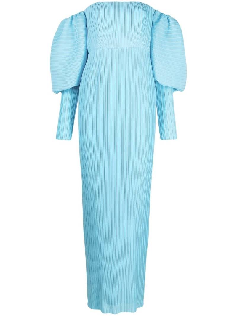 Solace London The Tasmin ribbed maxi dress - Blue von Solace London