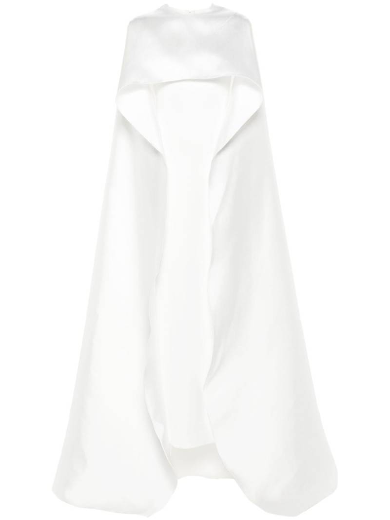 Solace London cape-layer maxi dress - White von Solace London