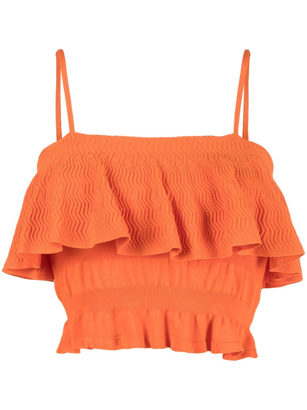 Solid & Striped The Kaia zig-zag bikini top - Orange von Solid & Striped