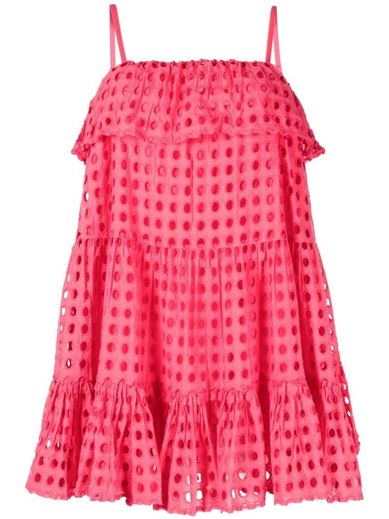 Solid & Striped The Nyla eyelet dress - Pink von Solid & Striped