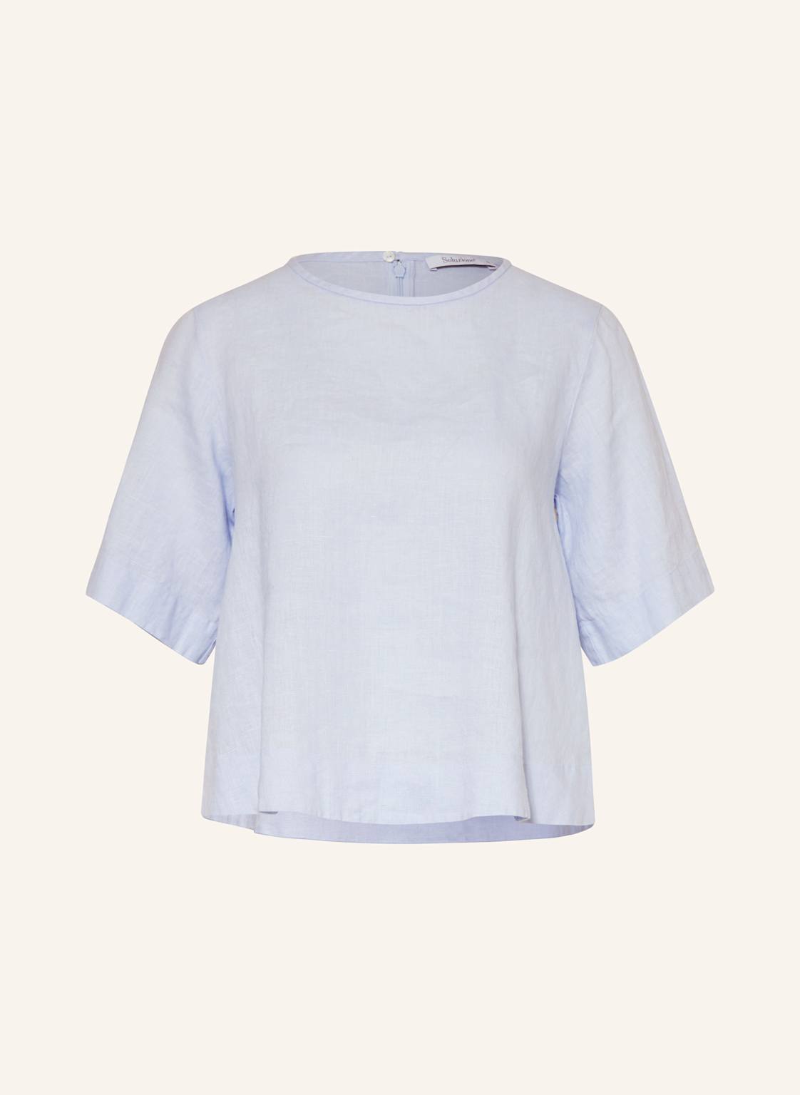 Soluzione Blusenshirt Aus Leinen blau Soluzione Blusenshirt Aus Leinen blau von Soluzione