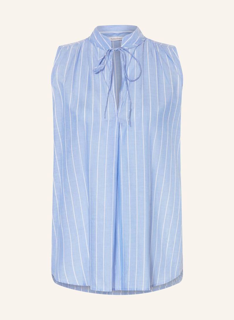 Soluzione Blusentop blau von Soluzione