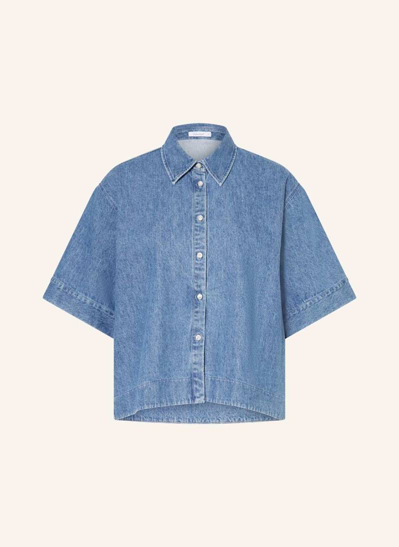 Soluzione Jeansbluse blau von Soluzione