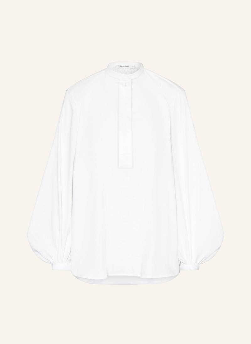 Soluzione Oversized-Blusenshirt weiss von Soluzione