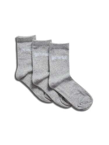 Sometime Stsvarsity Socks 3-Pack - light grey melange (Grösse: 28-31) von Sometime