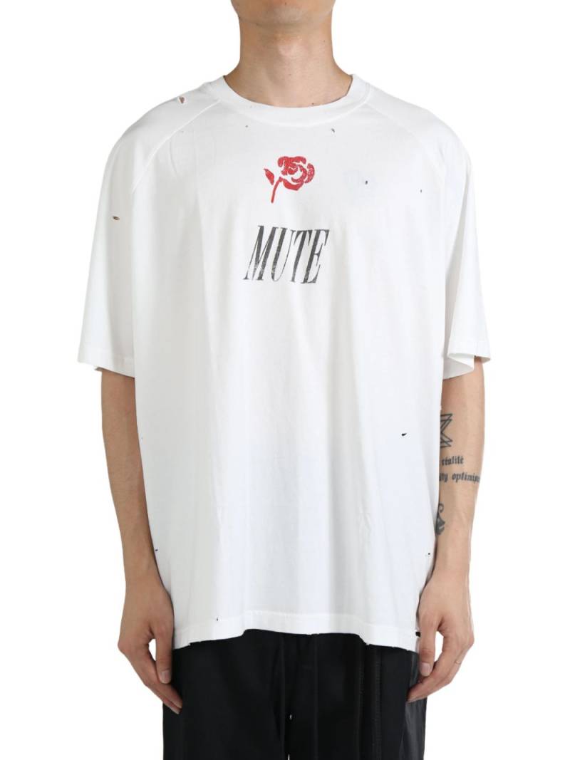 Song For The Mute Mute T-shirt - White von Song For The Mute