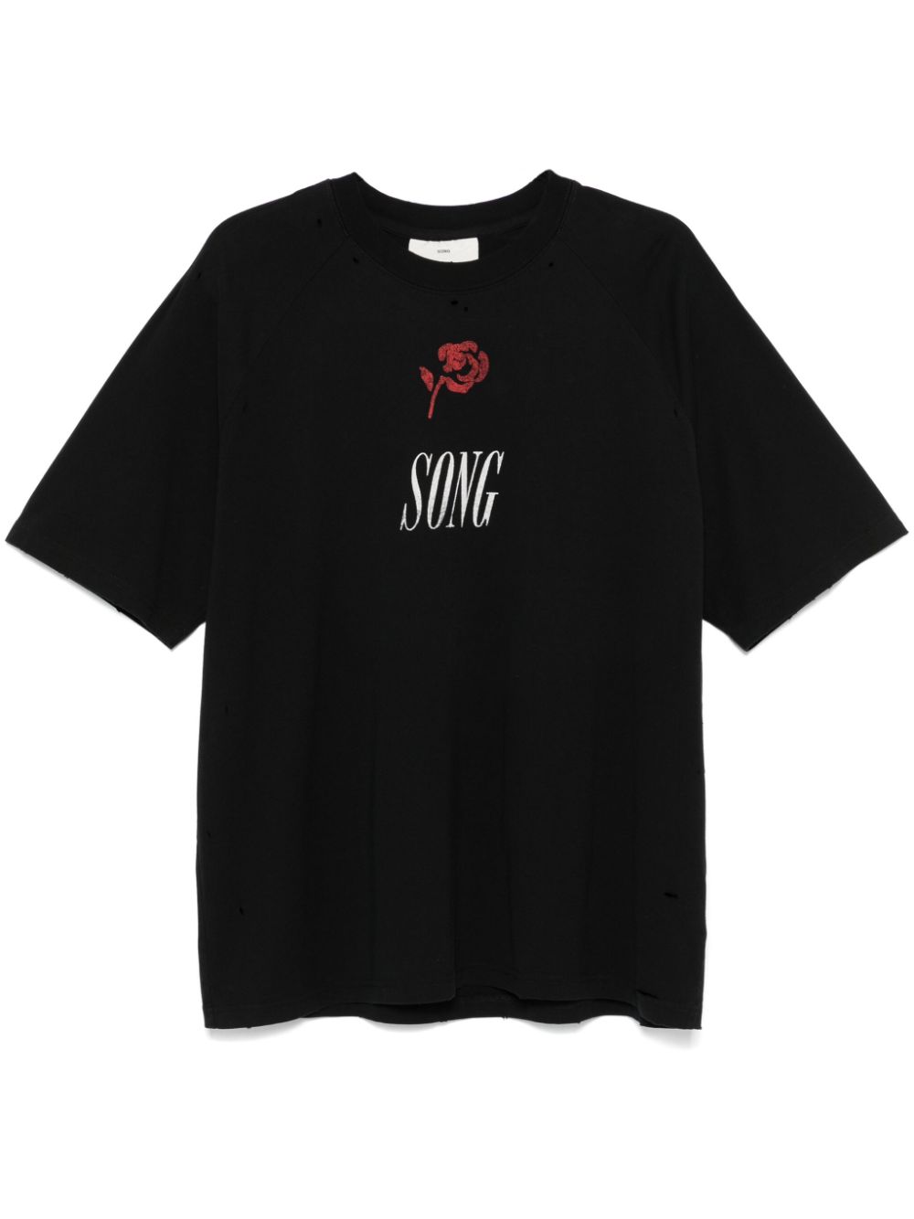 Song For The Mute Song-print T-shirt - Black von Song For The Mute