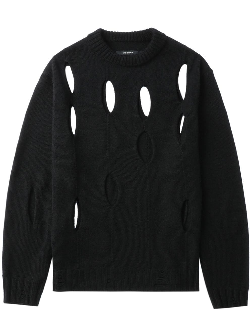 Song For The Mute crew-neck sweater - Black von Song For The Mute