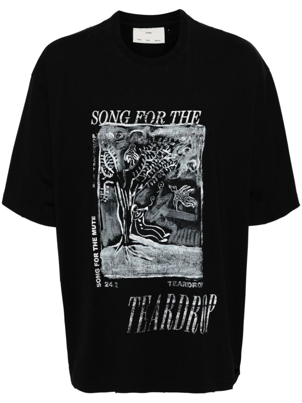 Song For The Mute flute palyer gym T-shirt - Black von Song For The Mute