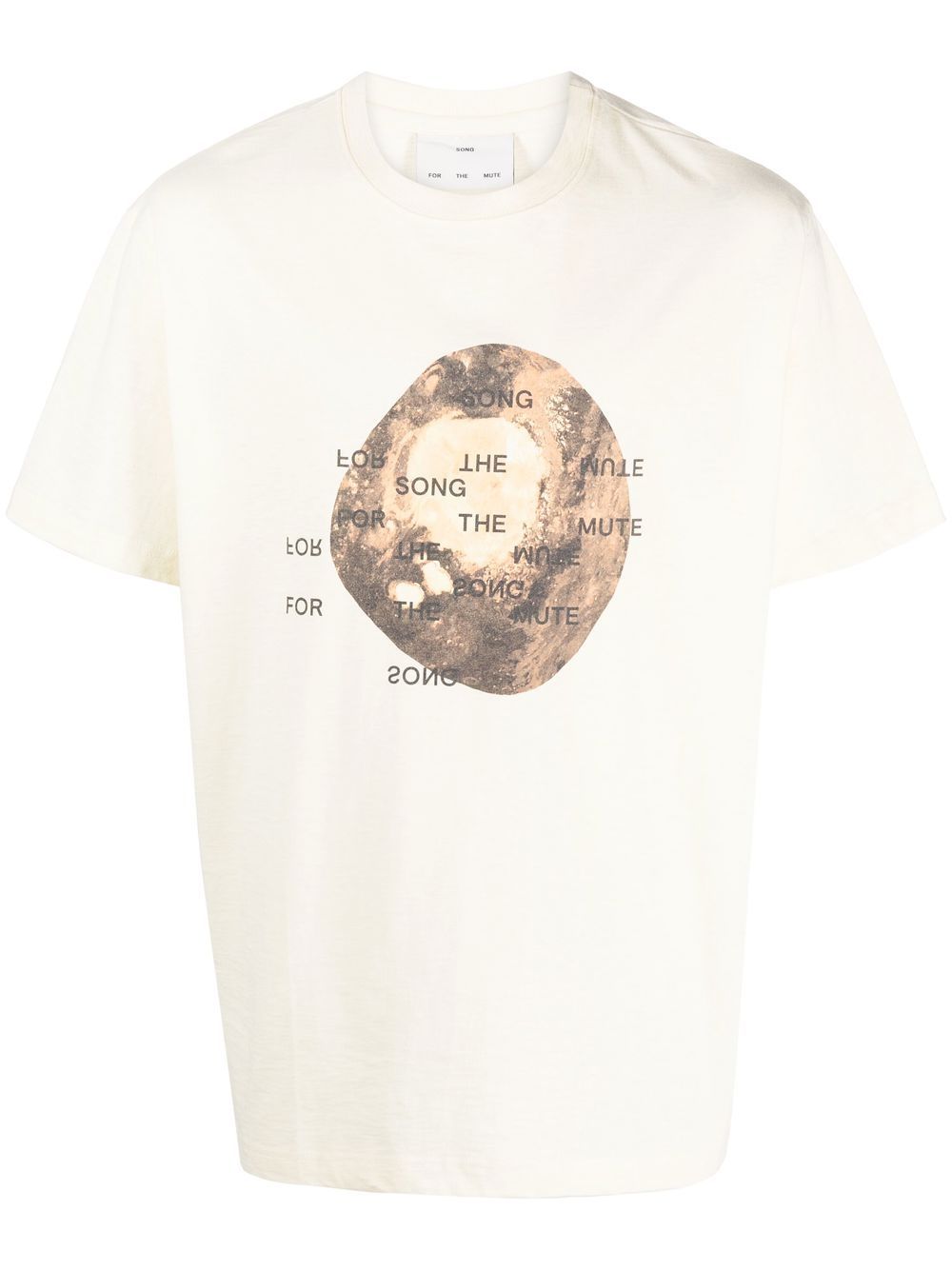 Song For The Mute graphic-print short-sleeve T-shirt - Neutrals von Song For The Mute