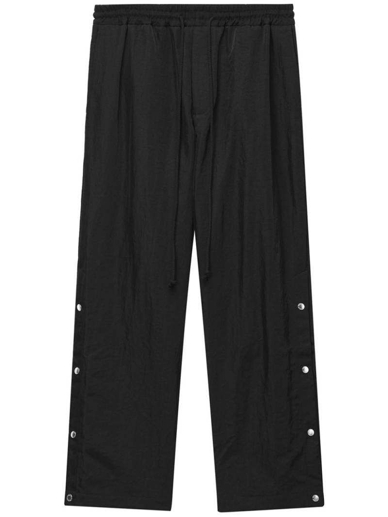 Song For The Mute side-button fastening trousers - Black von Song For The Mute