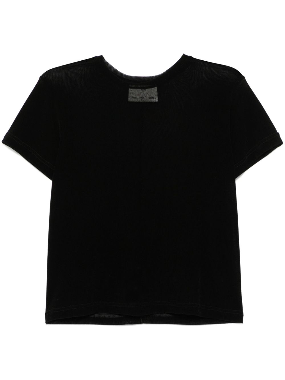 Song For The Mute velvet T-shirt - Black