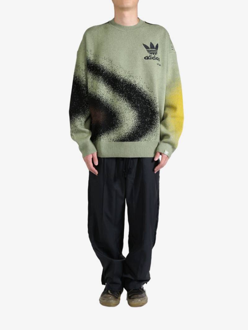 Song For The Mute x adidas Trefoil sweater - Green von Song For The Mute