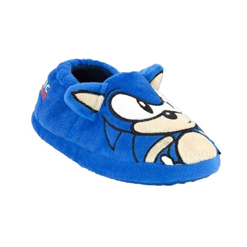 Sonic The Hedgehog - Hausschuhe, 3D, 33, Blau von Sonic The Hedgehog