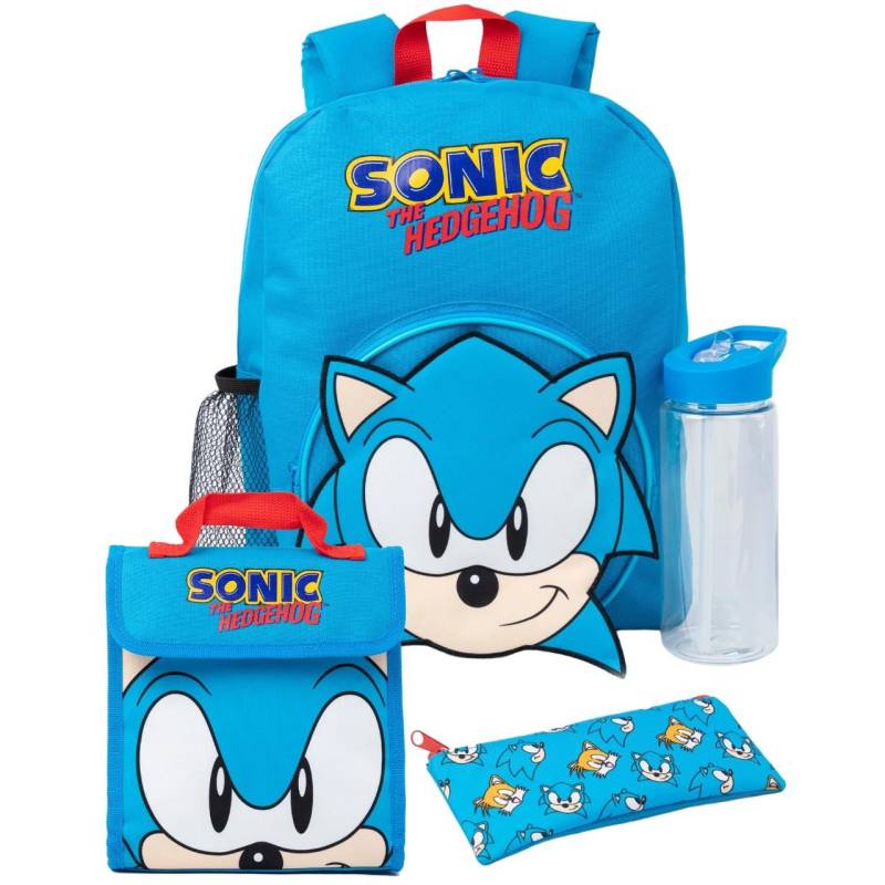 Rucksack, Logo Set Herren Blau ONE SIZE von Sonic The Hedgehog