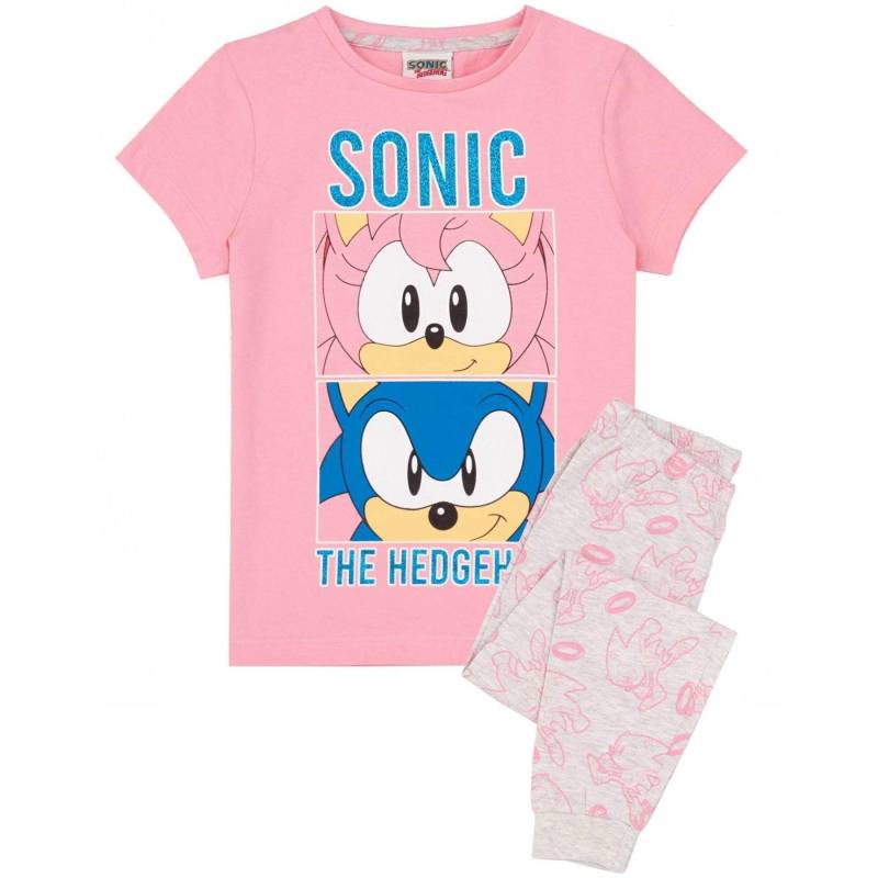 Schlafanzug Mädchen Pink 122 von Sonic The Hedgehog