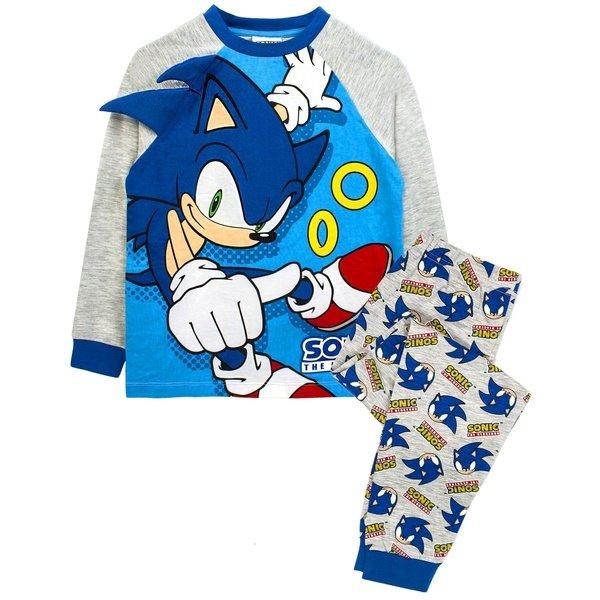 Sonic The Hedgehog - Spikes Schlafanzug, 110, Grau von Sonic The Hedgehog