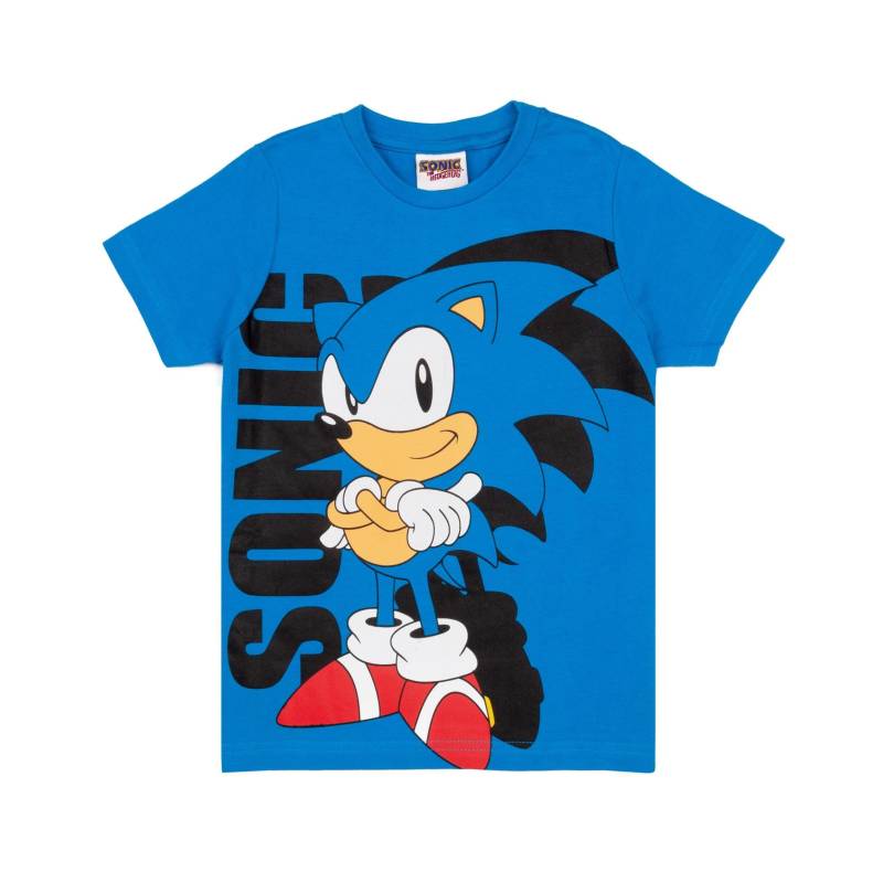 Sonic The Hedgehog - TShirt, 146/152, Blau von Sonic The Hedgehog