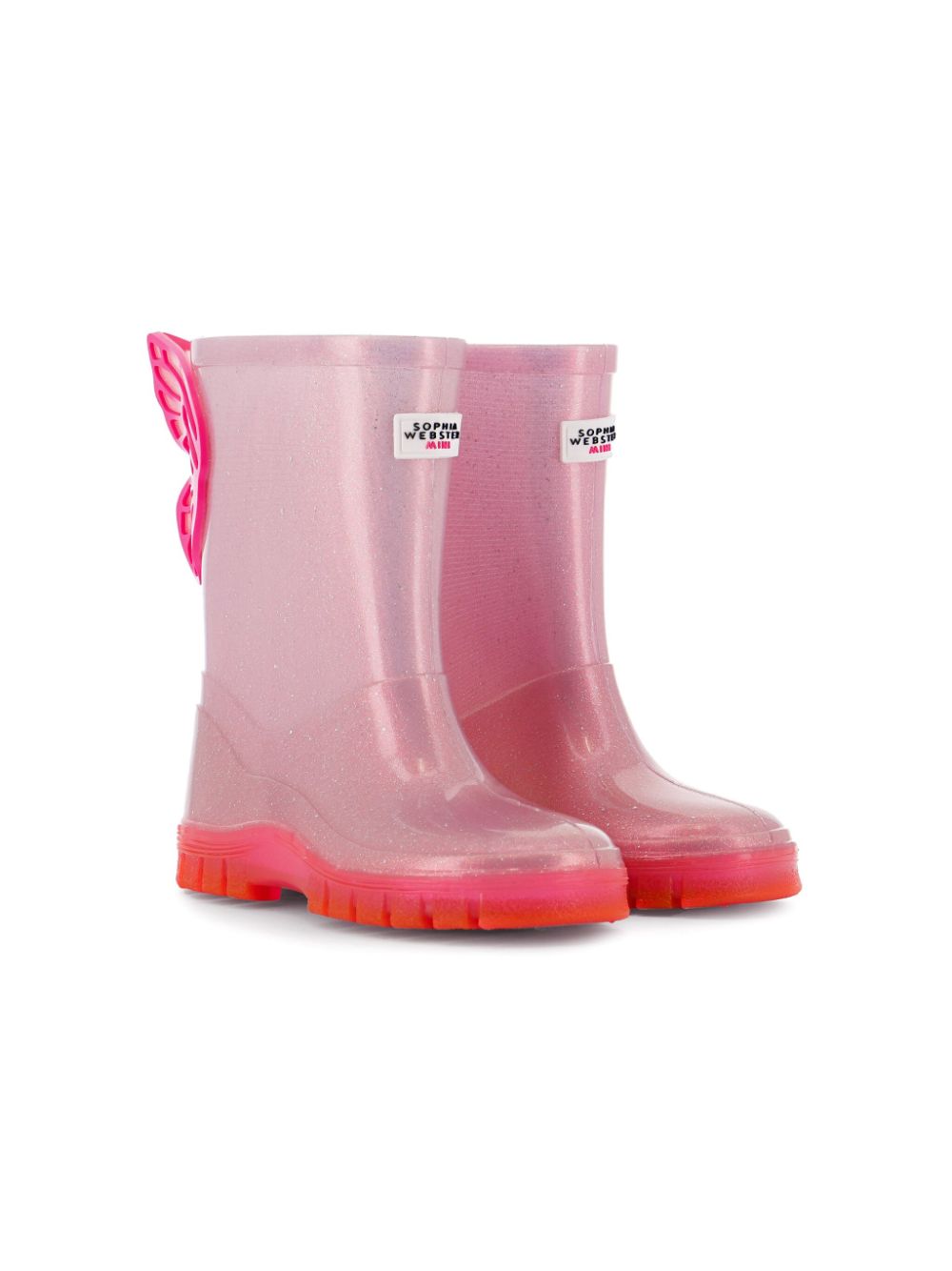 Sophia Webster Mini Butterfly boots - Pink