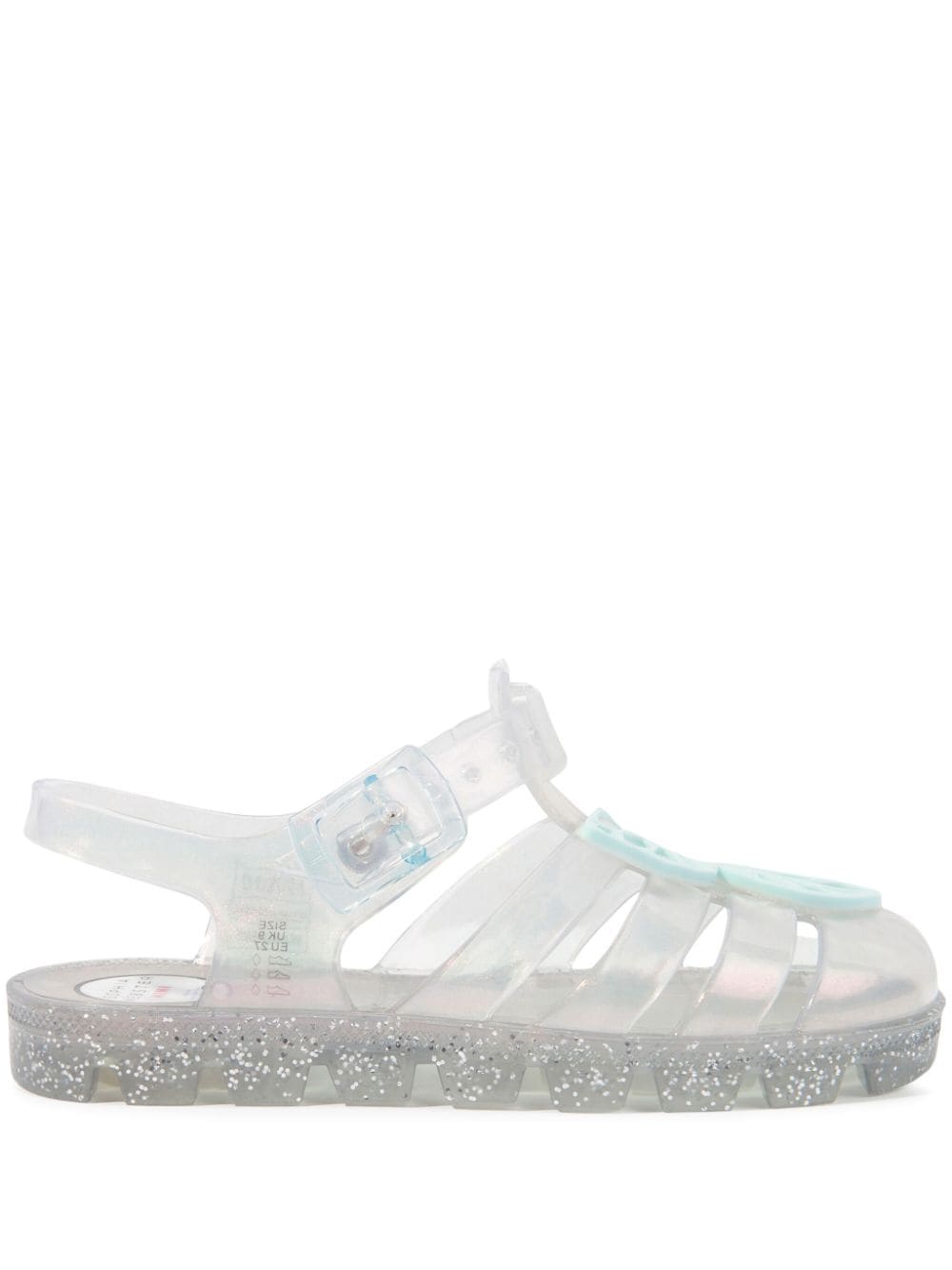 Sophia Webster Mini Butterfly jelly sandals - Neutrals