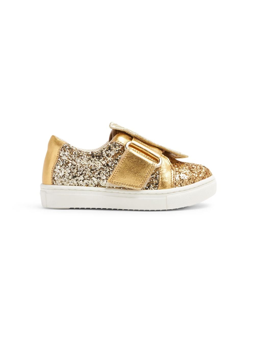 Sophia Webster Mini Butterfly metallic-effect sneakers - Gold von Sophia Webster Mini