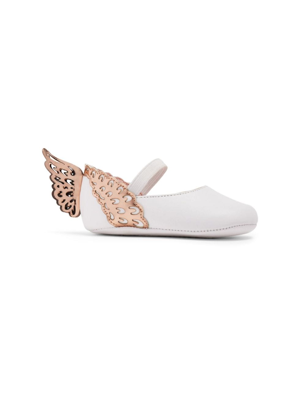 Sophia Webster Mini Evangeline butterfly ballerina shoes - White von Sophia Webster Mini