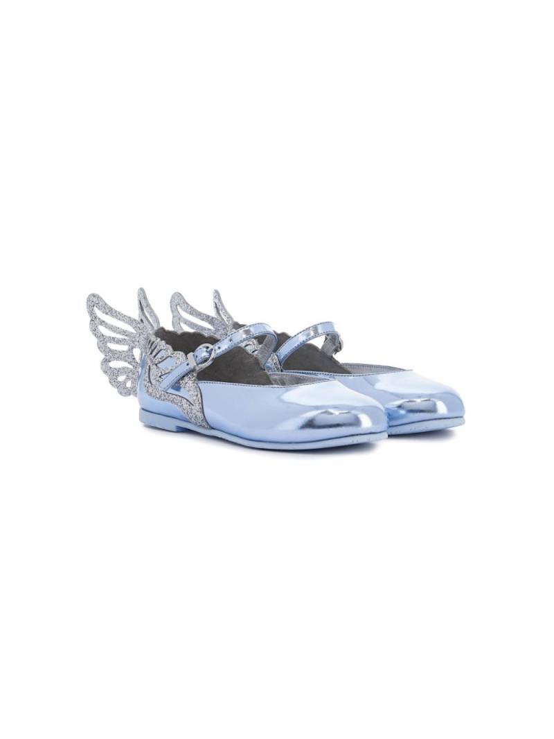 Sophia Webster Mini Heavenly ballerina shoes - Blue von Sophia Webster Mini