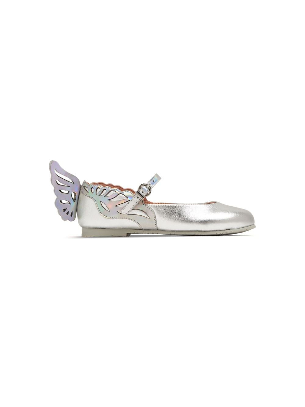 Sophia Webster Mini Heavenly wing-appliqué leather sandals - Silver von Sophia Webster Mini
