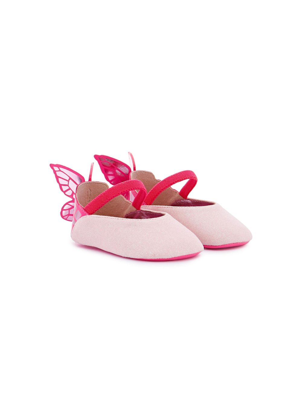 Sophia Webster Mini butterfly-motif ballet flats - Pink von Sophia Webster Mini