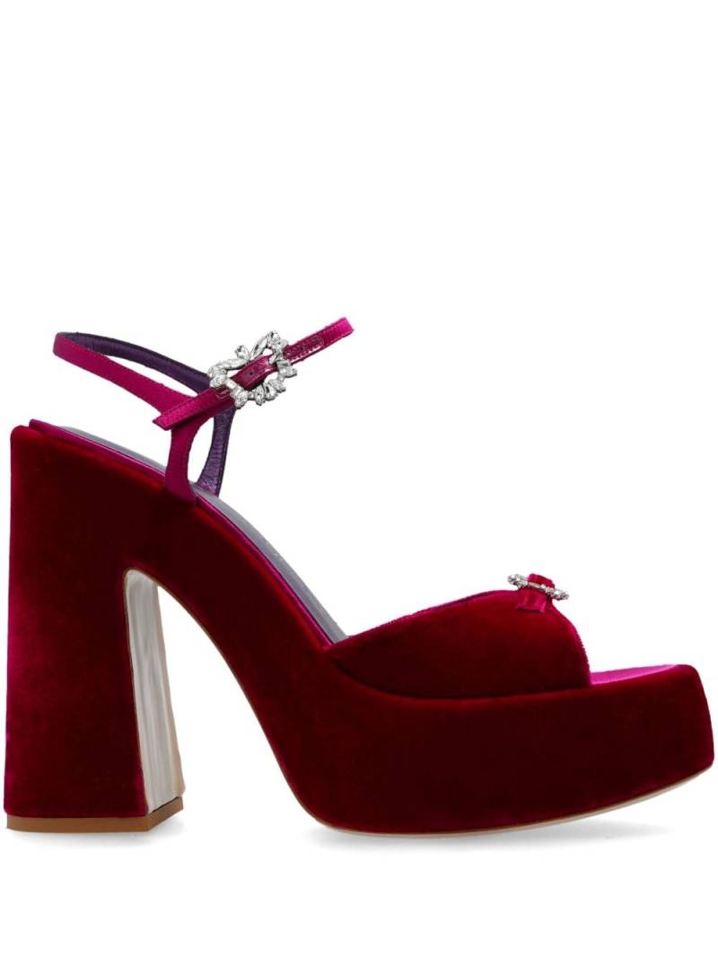 Sophia Webster 140mm Grace sandals - Red von Sophia Webster