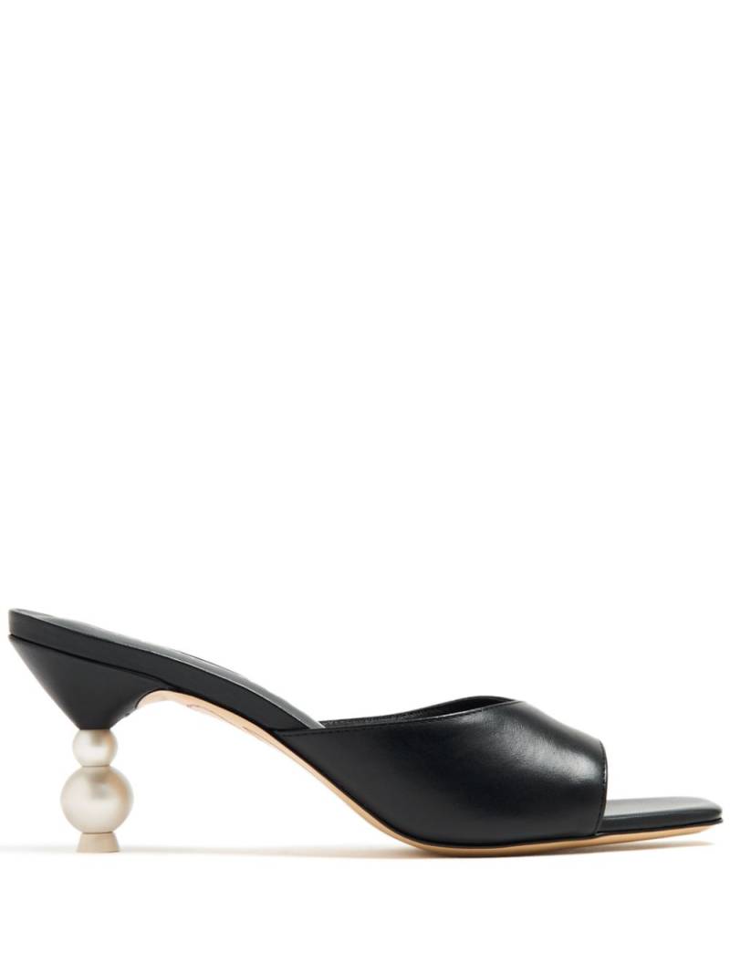 Sophia Webster 75mm Perla mules - Black von Sophia Webster